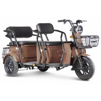 Электротрицикл Rutrike Кэб Коричневый